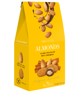 AMARASTI Almonds in milk chocolate with cinnamon