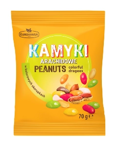 Peanut in colorful sugar