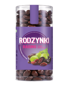 Raisins in dark chocolate 500g