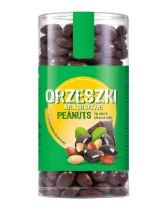 Orzeszki arachidowe w deserowej czekoladzie  420g