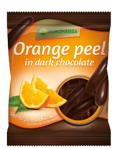 Orange peel in dark chocolate